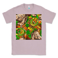 Lilac St. Patrick's Day Horse With Horseshoes Seamless Classic Tee - FaDigitalArtStudio