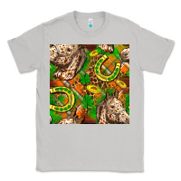 Moon Dust St. Patrick's Day Horse With Horseshoes Seamless Classic Tee - FaDigitalArtStudio