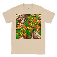 Mushroom St. Patrick's Day Horse With Horseshoes Seamless Classic Tee - FaDigitalArtStudio