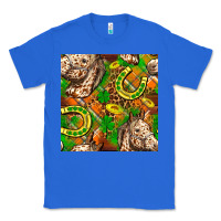 True Royal St. Patrick's Day Horse With Horseshoes Seamless Classic Tee - FaDigitalArtStudio