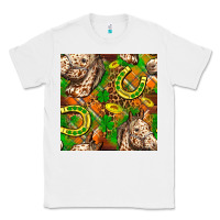St. Patrick's Day Horse With Horseshoes Seamless Classic Tee | Teevron