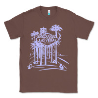 Chestnut las vegas strip retro famous sign nevada traveler souvenir t shirt Classic Tee - baoMotion
