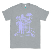 Heather Grey las vegas strip retro famous sign nevada traveler souvenir t shirt Classic Tee - baoMotion