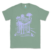 Sage las vegas strip retro famous sign nevada traveler souvenir t shirt Classic Tee - baoMotion