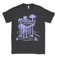 Las Vegas Strip Retro Famous Sign Nevada Traveler Souvenir T Shirt Classic Tee | Teevron