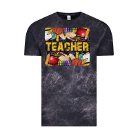Cloud Black Western Teacher Black And Glitter Vintage Tee - LillyAllenDesigns