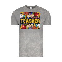 Cloud Rock Western Teacher Black And Glitter Vintage Tee - LillyAllenDesigns