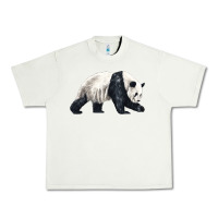 Pistachio walking panda Urban Heavy Tee - LillyAllenDesigns