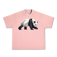 Salmon walking panda Urban Heavy Tee - LillyAllenDesigns