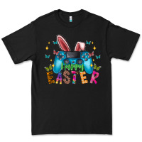 Black Happy Easter Gamer Premium Tee - CowhideDigitalArt
