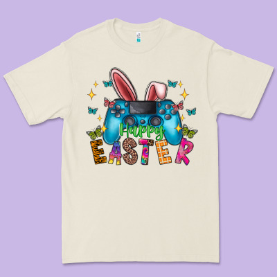 Happy Easter Gamer Premium Tee Designed By Cowhidedigitalart