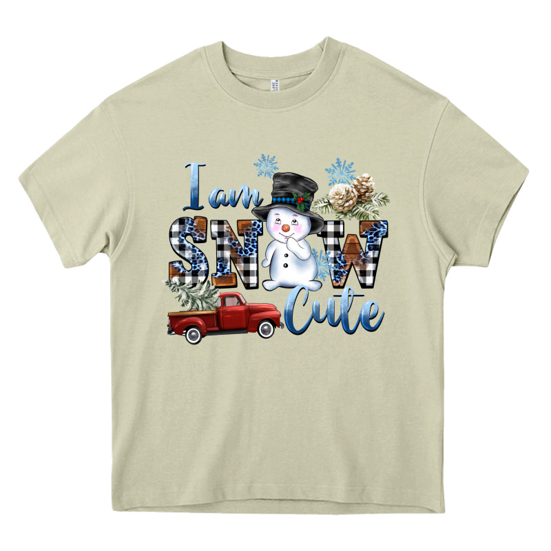I Am Snow Cute Heavy Core Tee by FaDigitalArtStudio | Teevron