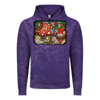 Cloud Purple welcome ladybug gnome background Vintage Hoodie - BarkalooDesign