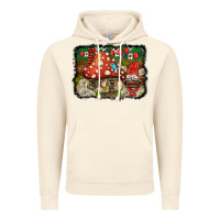 Vintage Artic welcome ladybug gnome background Vintage Hoodie - BarkalooDesign