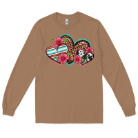 Toasted Coconut easter spring western hearts Long Sleeve Tee - Artiststas