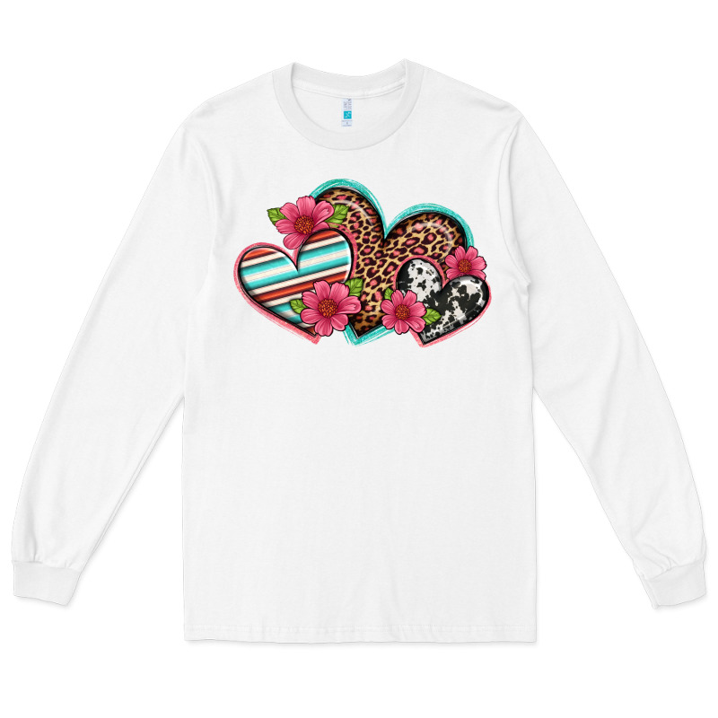 Easter Spring Western Hearts Long Sleeve Tee by Artiststas | Teevron