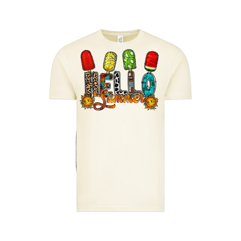 Hello Summer Vintage Tee by RacoonDesign | Teevron
