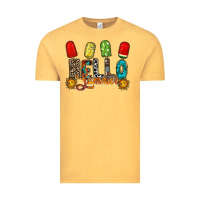 Vintage Mustard hello summer Vintage Tee - RacoonDesign