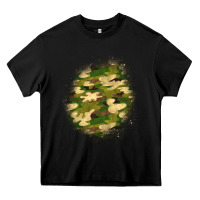 Black camouflage patch 5 Heavy Core Tee - BundleAndBundleShop