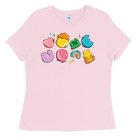 Bubblegum Pink st patrick's lucky charms Ladies Tee - Artiststas