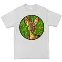 Dove Grey red brocket deer christmas Premium Tee - LillyAllenDesigns