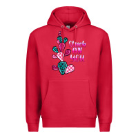 Cardinal stuck on you cactus Premium Hoodie - BarkalooDesign