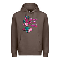 Coffee stuck on you cactus Premium Hoodie - BarkalooDesign