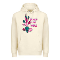 Sandshell stuck on you cactus Premium Hoodie - BarkalooDesign