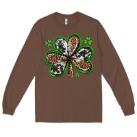 Chestnut western st patricks day shamrocks Long Sleeve Tee - Artiststas