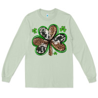 Matcha western st patricks day shamrocks Long Sleeve Tee - Artiststas