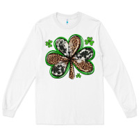 White western st patricks day shamrocks Long Sleeve Tee - Artiststas