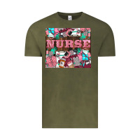 Vintage Olive Nurse Vintage Tee - LillyAllenDesigns
