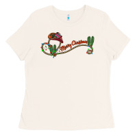 Bone merry christmas western Ladies Tee - CowhideDigitalArt