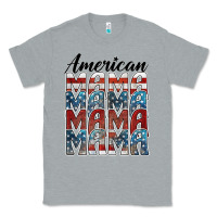 Heather Grey american mama Classic Tee - BarkalooDesign