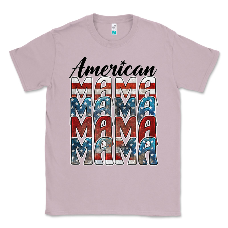 American Mama Classic Tee by BarkalooDesign | Teevron