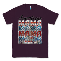 Plum american mama Classic Tee - BarkalooDesign