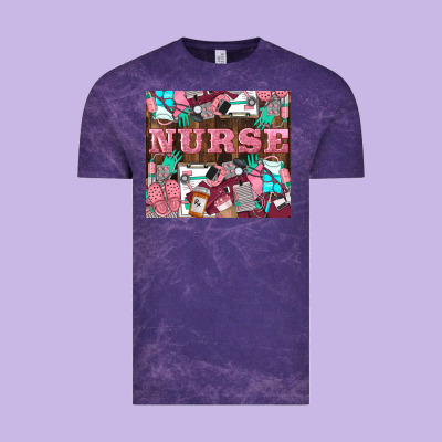 Nurse Vintage Tee Designed By Lillyallendesigns