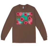 Chestnut easter spring leopard serape background Long Sleeve Tee - Artiststas