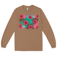 Toasted Coconut easter spring leopard serape background Long Sleeve Tee - Artiststas