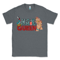 Charcoal Heather nail queen bbs Classic Tee - BundleAndBundleShop
