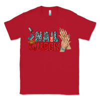 Red nail queen bbs Classic Tee - BundleAndBundleShop