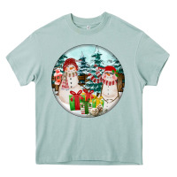 Arona Christmas snowman Heavy Core Tee - FaDigitalArtStudio