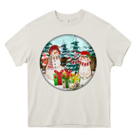 Christmas Snowman Heavy Core Tee | Teevron