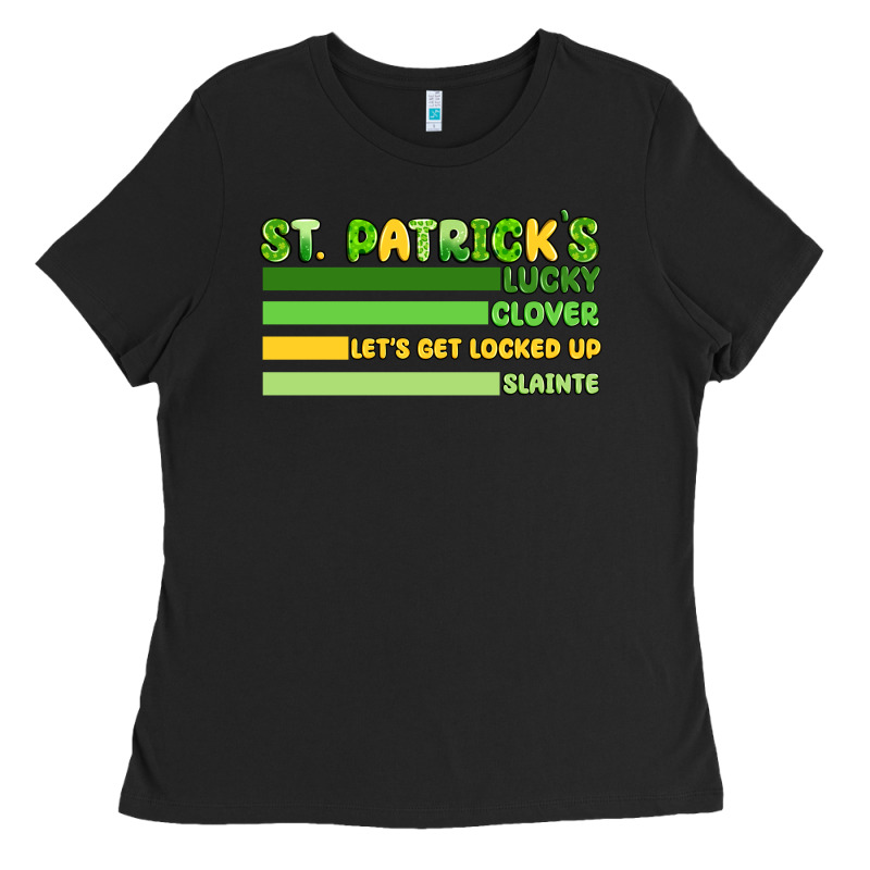 St. Patrick's Lucky Clover  Artiststas Ladies Tee by Artiststas | Teevron