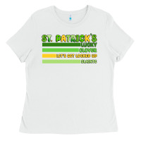 White st. patrick's lucky clover  artiststas Ladies Tee - Artiststas