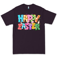 Plum Happy Easter Premium Tee - CowhideDigitalArt