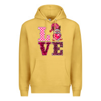 Antique Gold love gnomies Premium Hoodie - BarkalooDesign