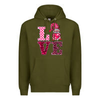 Army Green love gnomies Premium Hoodie - BarkalooDesign