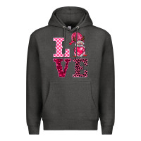 Charcoal Heather love gnomies Premium Hoodie - BarkalooDesign