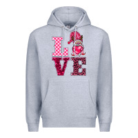 Heather Grey love gnomies Premium Hoodie - BarkalooDesign
